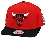 Mitchell & Ness – Gorra con visera plana para hombre Chicago Bulls underbill TC