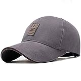 Sombrero masculino ocasional del sombrero gorra de béisbol del casquillo del visera de montar a caballo largo del sombrero Sunhat casquillo de la pesca Gorra, Gorra de béisbol masculina del ocio femen