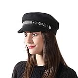 SIYWINA Gorra Boina Mujer Gorras Planas Gorra Marinero Boina Newsboy Hat