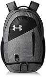 Under Armour Hustle 4.0 Accesorio Deportivo, Mochila para Portátil Resistente Al Agua, Unisex, (Black/Graphite Medium Heather/Black(001), Taglia Unica