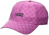 Vans Court Side Printed Hat Gorra de béisbol, Rosa (Fuchsia Pink Checkerboard Vdf), Talla Única (Talla del Fabricante: OS) para Mujer