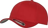 Flexfit Wooly Combed Gorra de béisbol, Rojo (Red), Jóvenes Unisex