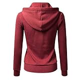 Abrigo De Invierno con Capucha De Las Mujeres Patchwork Chaqueta con Cremallera De Lana Caliente Abrigo De AlgodóN con Capucha Casual Outwear Sudadera con Capucha Deportiva riou