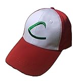 Gorra De Beisbol Cap Anime Cosplay Disfraces Sombreros Pokemon Cap Sombrero De Visera Curva Ajustable Gorra De Béisbol Niños (50-52Cm)