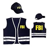 WIDMANN 58957 infantil Disfraz FBI, X ? Small