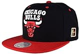 Mitchell & Ness Bulls Special Snapback – Gorra nostálgica NBA HWC Chicago Bulls, negro/rojo