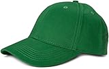 styleBREAKER Gorra clásica de 6 Paneles con Superficie cepillada, Gorra de béisbol, Ajustable, Unisex 04023018, Color:Verde