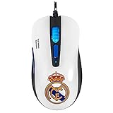 Mars Gaming MMRM, Ratón Gaming Oficial Real Madrid, Ergonómico, PC/PS4/PS5/XBOX