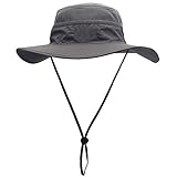 Sombreros de Pesca,Gorro de Pesca Gorra de Pesca Plegable Sombrero para el Sol de Secado rapido Boonie Hat