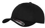 Flexfit Wooly Combed 6277 Gorra Unisex adulto, Negro, XS-S