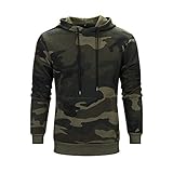 Sudaderas con Capucha para Hombre Camuflaje Jersey Ciclismo Suéter Manga Larga Hombre Ropa de Deporte Hoodie Chándal con Cordón Hombre riou