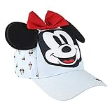 Cerdá Minnie Mouse Niña Ajustable-53 cm-4 a 8 Años Gorra de béisbol, Azul, 53 cm para Niñas