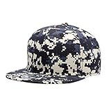 Gorra De Béisbol Unisex Transpirable De ala Gorro Plana De Camuflaje Digital Mode De Marca De Moda De Primavera Y Verano Boy Hip Hop (Color : Camo2, Size : One Size)