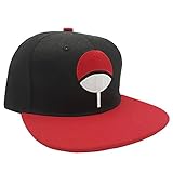 ABYstyle - NARUTO SHIPPUDEN - Gorra - Negro y Rojo - Uchiwa