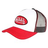 Von Dutch - Gorra de béisbol para hombre, color rojo Blanc/rouge/noir Talla única