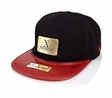 Xtress Exclusive Gorra negra de visera plana para hombre y mujer.