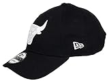 New Era NFL MLB NBA - Gorra de béisbol ajustable, color negro y blanco, Hombre, Bulls-Black, talla única