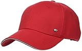 Tommy Hilfiger Elevated Corporate Cap Gorro/Sombrero, Rojo primario, Taille Unique para Hombre