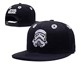 Youpin Gorras de verano con bordado de Star Wars, superman, gorras de béisbol planas a lo largo de la Trendsetter para parejas, hip-hop, sombrero de algodón y moda (color: verde, tamaño: ajustable)