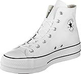 Converse Chuck Taylor All Star Lift - Hi - Blanco/Negro/Blanco Canvas