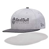 Red Bull Records New Era 9Fifty Mono Snapback Gorra, Negro Unisexo Talla única Gorra Visera Plana, Records Original Ropa & Accesorios