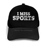 OEWFM Gorra de Beisbol Echo Menos Deportes ningún Deporte traer Vuelta Deportes béisbol Baloncesto Aislamiento Social Gorras Planas Unisex Sombreros curvos Regalo