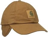 Carhartt Stretch Fitted Earflap Cap Gorra de béisbol, marrón, XL Unisex Adulto