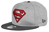 New Era Superman 9fifty Snapback Cap Comic Graphite Heather Graphite - One-Size
