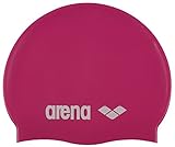 Arena Classic Jr Gorro de Natación, Unisex niños, Rosa (Fuchsia/White), Talla Única