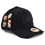 Mitchell & Ness NBA Rings LA Lakers - Gorra snapback, color negro