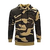 Sudaderas con Capucha para Hombre Camuflaje Jersey Ciclismo Suéter Manga Larga Hombre Ropa de Deporte Hoodie Chándal con Cordón Hombre riou