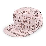 Gorra de béisbol unisex, estilo hip-hop, sombrero plano a la moda, para actividades al aire libre, Be A Girl with A Mind A Woman with Actitude and A Lady with Class