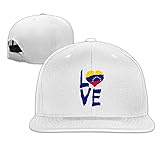 Jupsero Gorras Snapback para Adultos Fashion Love Venezuela Sombreros de béisbol Ajustables de Hip Hop con factura Plana