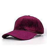 Gorra de Beisbol Snapback Moda Suede Snapback Gorra De Béisbol New Wear Gorra De Camionero Hiphop Sombrero Plano Gorra De Hueso Hombres Mujeres Púrpura