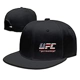 UFC Championship MMA Unisex Fashion Cool Adjustable Snapback Baseball Cap Hat One Size Black,Sombreros y Gorras