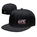 UFC Championship MMA Unisex Fashion Cool Adjustable Snapback Baseball Cap Hat One Size Black,Sombreros y Gorras