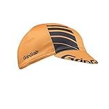 GripGrab Lightweight Summer Cycling Cap UV-Protection Under-Helmet Mesh Hat Highly Breathable 8 Colours, Naranja, OneSize (54-63 cm)