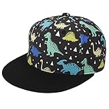 Yixda Gorra de béisbol para bebé, diseño hip-hop, para niños y niñas Dinosaurios 2-4 Años