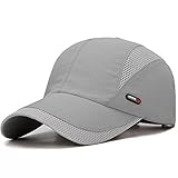 XIANGUO Gorras Béisbol Hombre Mujer Verano Secado Rápido Sol Gorra Deporte Al Aire Libre Golf Tennis Running Gorra talla única