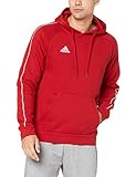 Adidas CORE18 Hoody Sudadera con Capucha, Hombre, Rojo (Rojo/Blanco), XL