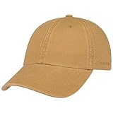 Stetson Gorra de Béisbol Rector Mujer/Hombre - Protector UV Sol Hebilla Metal, con Visera Verano/Invierno - Talla única Beige