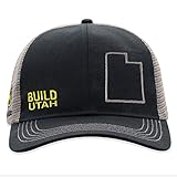 John Deere Build State Pride Cap-Black and Gray-Utah