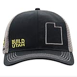 John Deere Build State Pride Cap-Black and Gray-Utah