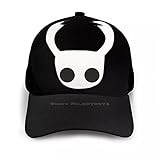 OEWFM Gorra de Beisbol Hollow Knight Classic tee Gorra Plana Sombrero Curvo Malla Snap Back Gorra Knight Hollow Hornet Game Team Cherry Indie Videojuego Regalo