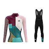 Sports Wear Uglyfrog Invierno Mujer Ropa Ciclismo Maillot Mangas Largas Camiseta de Ciclistas + Bib Pantalones de Bicicletas Bodies Triatlón Ropa