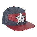 ARTESANIA CERDA Gorra Visera Plana Avengers, Azul (Azul Azul), M (Tamaño del Fabricante:56) para Niños