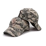 flower205 Sombreros De Béisbol De Camuflaje,Gorra De Camuflaje De Caza para Acampar Al Aire Libre Gorra De Beisbol Gorra De Béisbol Browning Gorros De Pesca Airsoft Tactical Hiking Camo Compatible