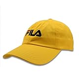 Fila Heritage Linear Logo Dad Gorro con visera bajo contraste - amarillo - talla única