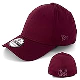 New Era - Gorra de béisbol para hombre, edición limitada, MLB, 39THIRTY, Stretch Fit, New York Yankees, Essential Basic New Era Basic Maroon. S/M