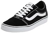 Vans Ward Suede/Canvas, Zapatillas Mujer, Negro (Black/White Iju), 37 EU